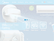 Tablet Screenshot of midea.com.vn